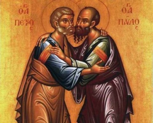 Azi îi pomenim pe Sfinţii Apostoli Petru şi Pavel